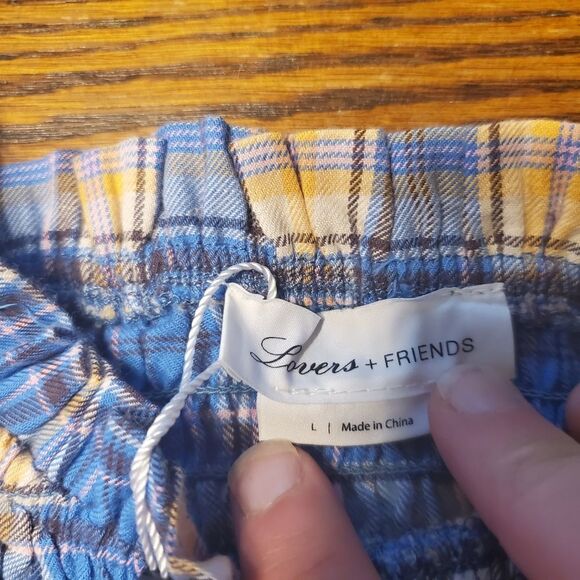 NWT lovers+friends Monaco blue&peach Monaco top - Picture 4 of 4